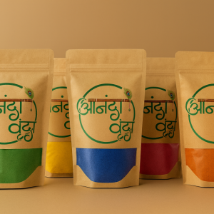 Ananda-vrinda 4 in 1 herbal gulal